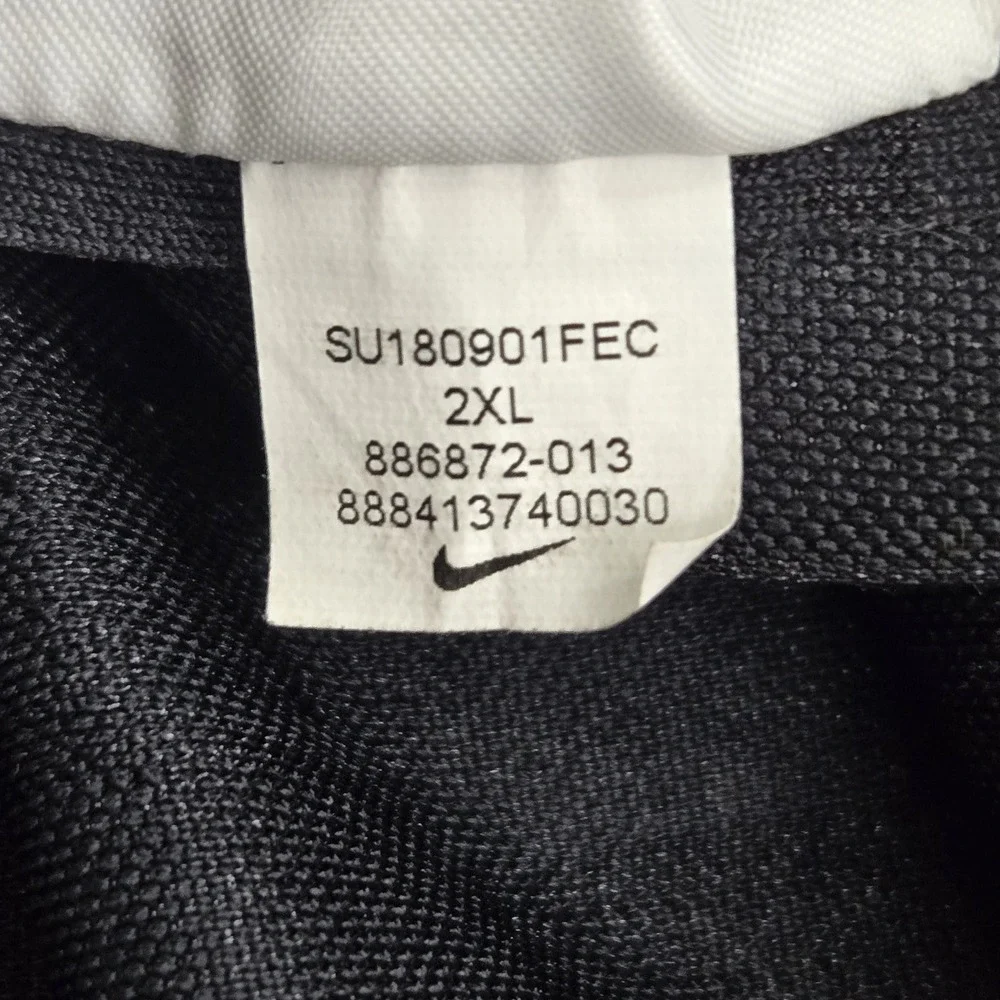 Nike Men Shirt 2XL Black FC 2018 Logo‎ Embroidery Striped Stripe Activewear